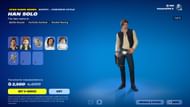 Han Solo & Leia Organa Bundle contains all cosmetics (Image via Epic Games)